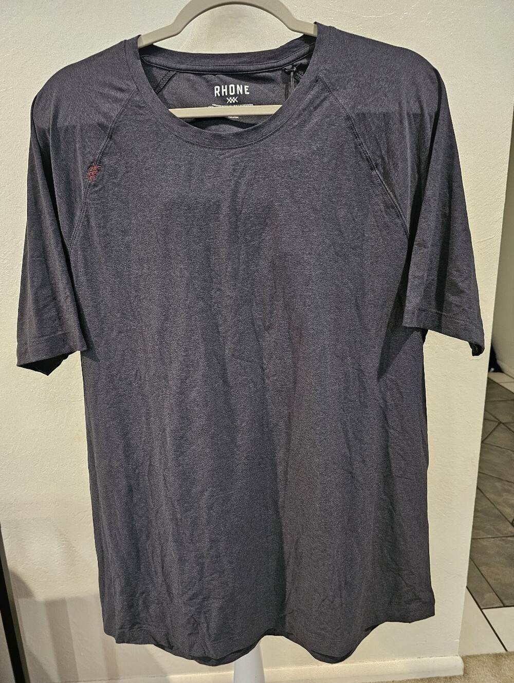 RHONE Men's Short-Sleeve Performance Tee — Gray XL NWT